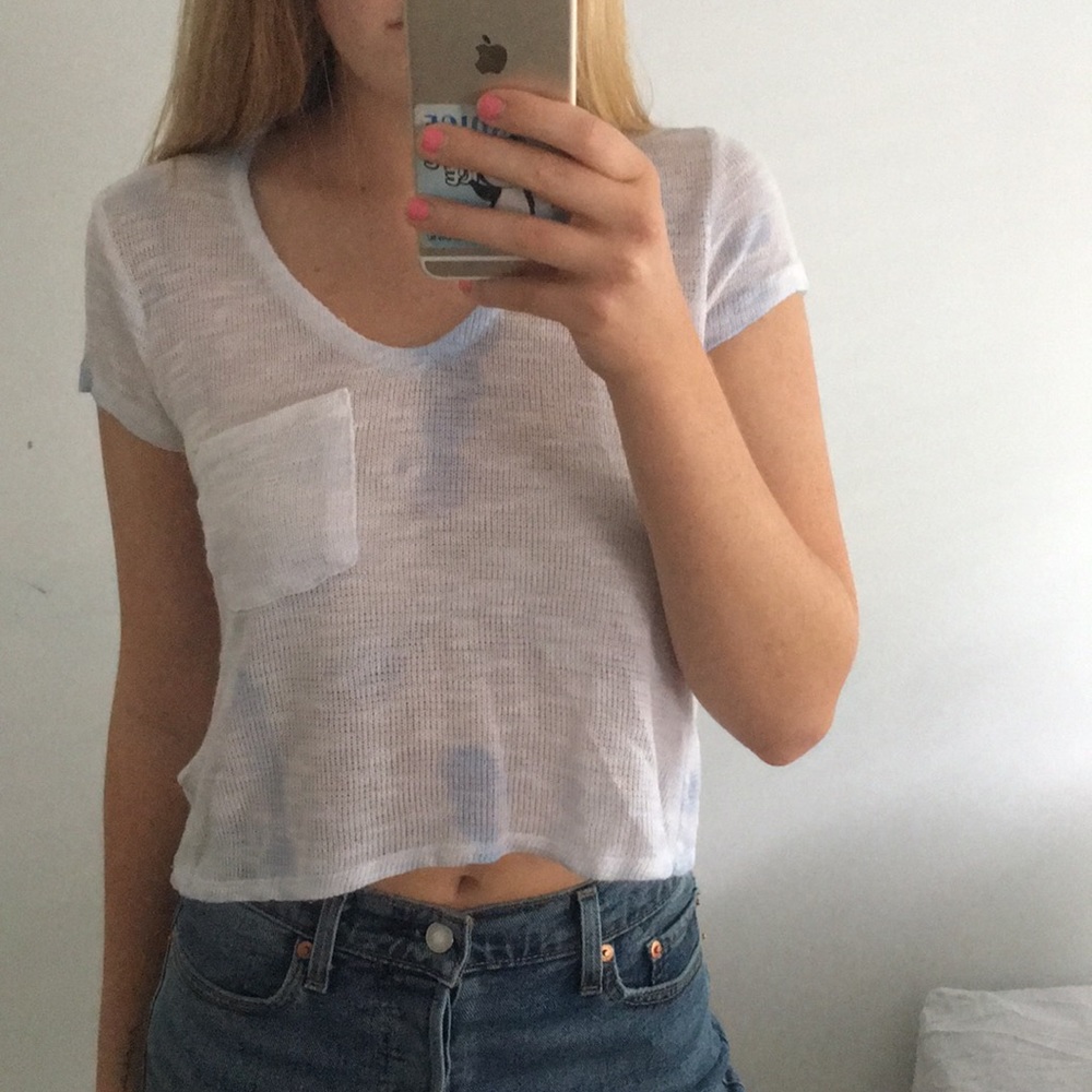 Me to We tie dye crop top
